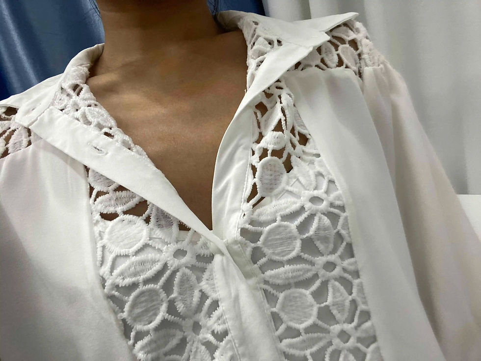 Miniaturebillede: 2023 Spring Patch Shirt Dress With Guipure Lace Cami Dresses Women White Weddin