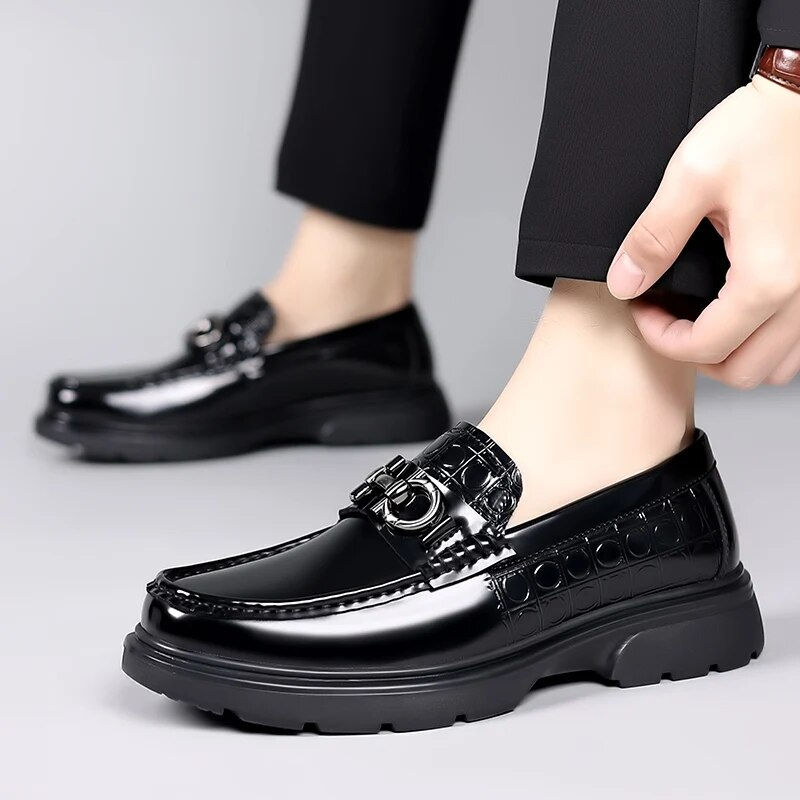 Miniatura: WAERTA Men Oxford Shoes Genuine Leather Male Casual Men Shoes Comfortable Forma
