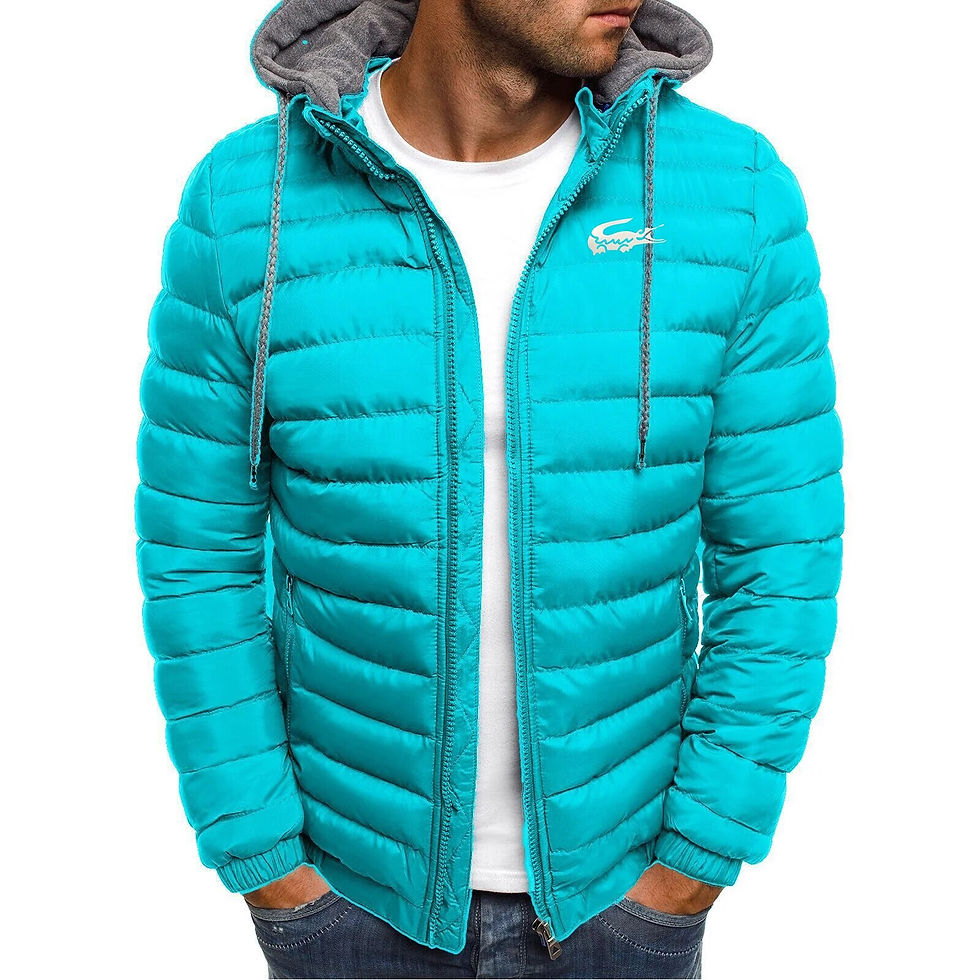 Indexkép: 2024 new lightweight warm padded jacket men's hooded down padded jacket casual