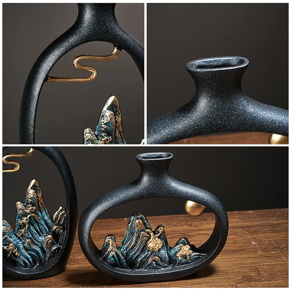 Thumbnail: Artistic Resin Vase Table Decoration & Accessories Home Decoration Luxury New C