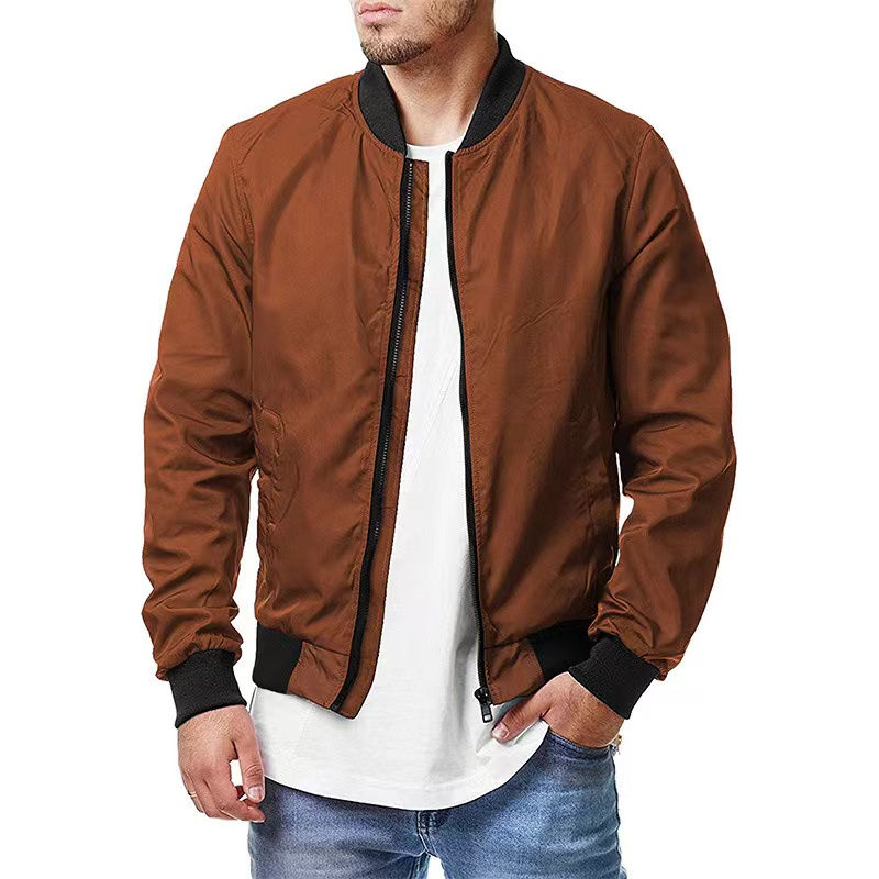 Thumbnail: Europe and the United States new men's bomber jacket spring and autumn cross-bo