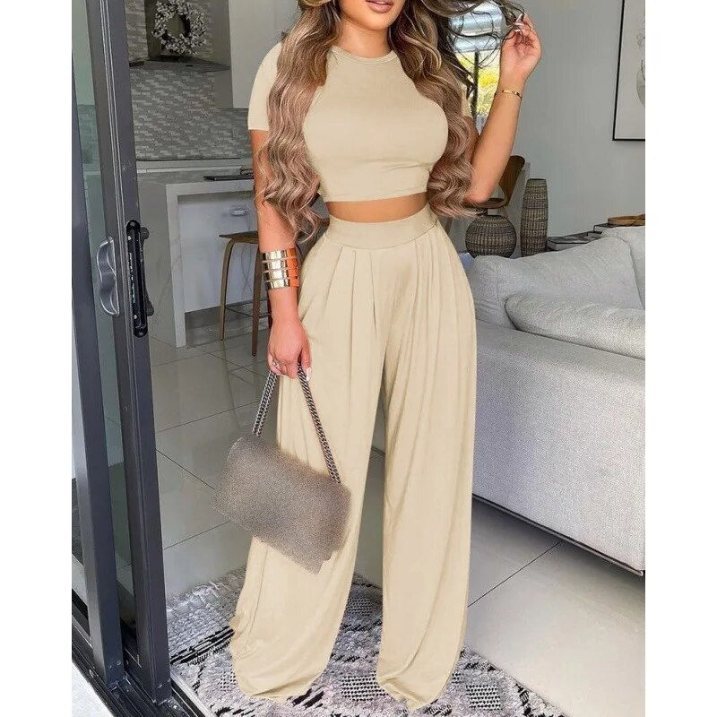 Thumbnail: women classic2023 new explosive summer new women's two-piece print vest pants