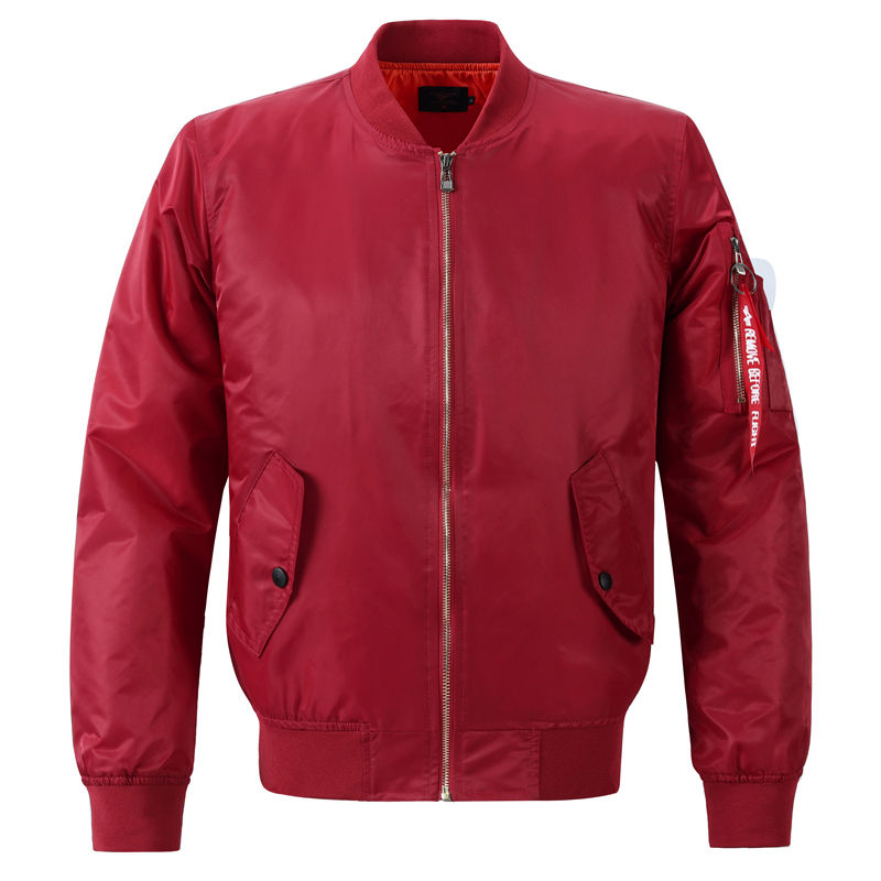 Thumbnail: Men Jacket Autumn Winter Outdoor Thick Quality Nylon American Uniform Aviator U