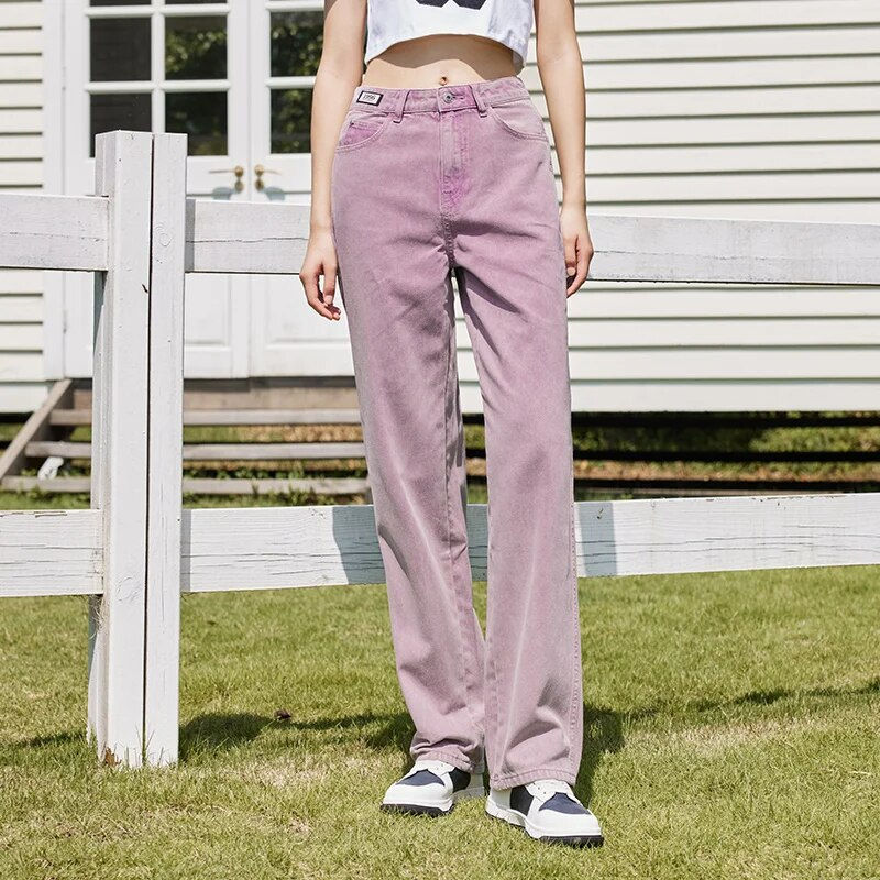 Миниатюра: Semir Jeans Women 2023 Autumn New Wide Leg Pants Soft Loose Straight Pants