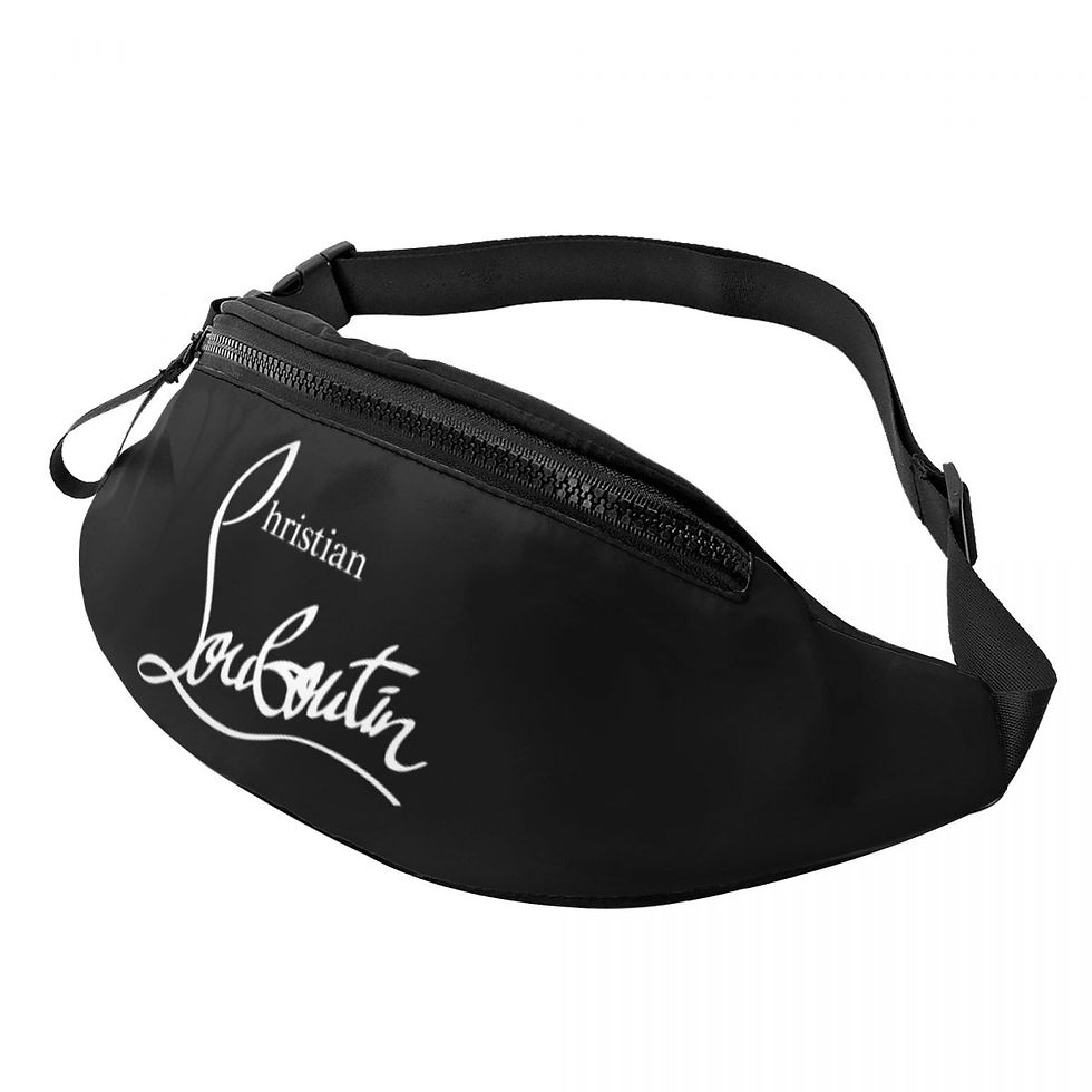 Thumbnail: custom Casual Christians High Heels Fanny Pack Women Men Louboutins Crossbody W