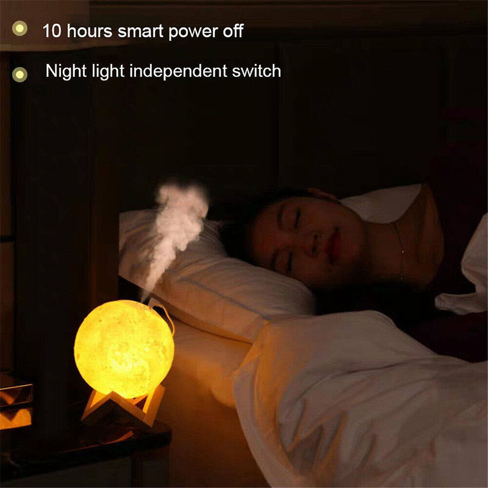 Thumbnail: Moon Air Diffuser 880ML Aroma Spreader Ultrasonic Portable Air Humidifier USB A