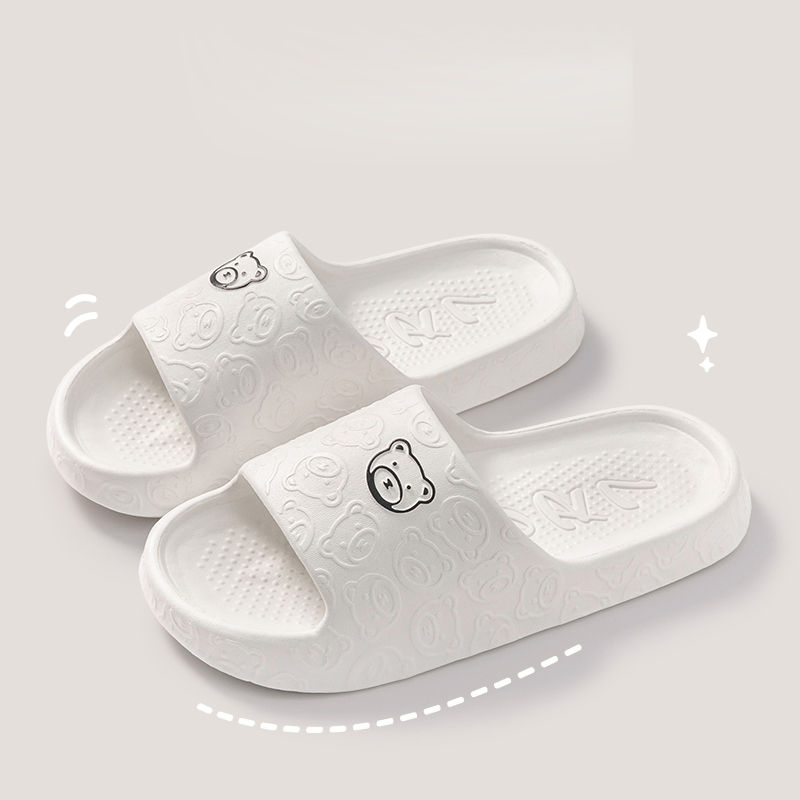 Miniatura: Fashion Summer Couple Non-slip Flat Slides Lithe Thin Seabeach Sandals Men Wome
