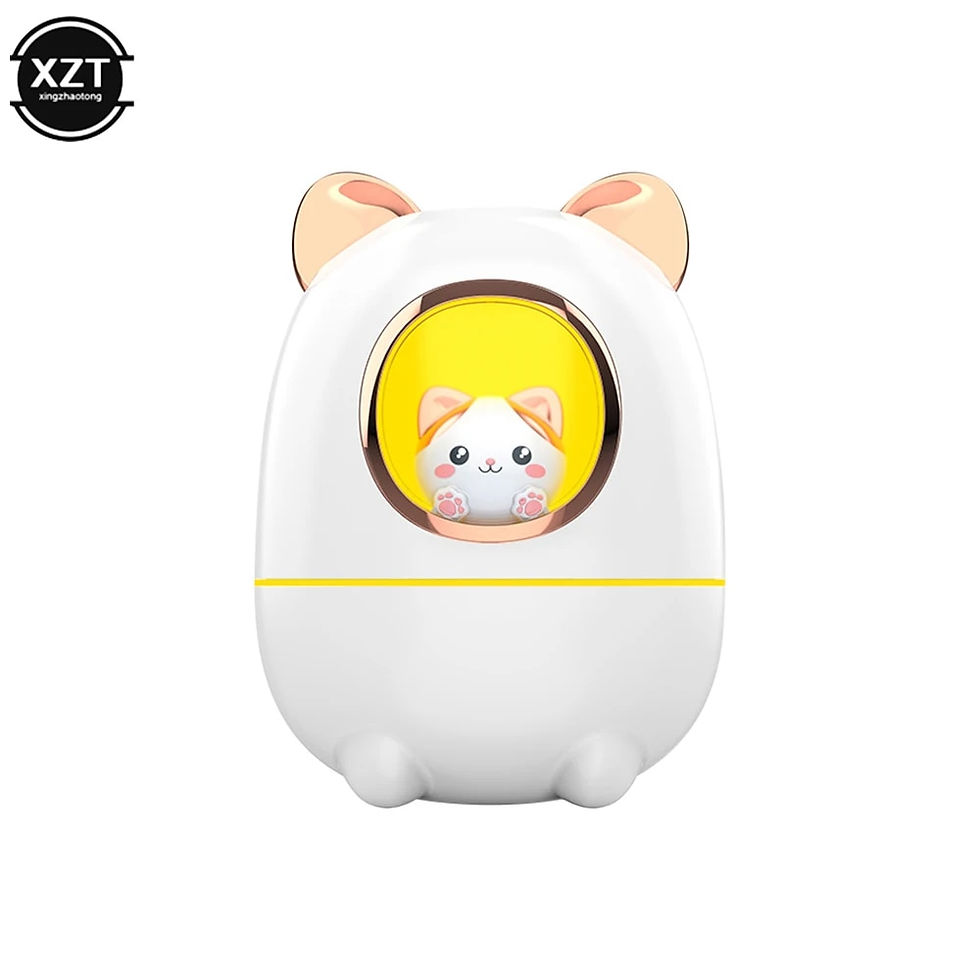 Thumbnail: Cartoon Cat Air Humidifier Cute Silent USB Recharging Diffuser Aroma Essential
