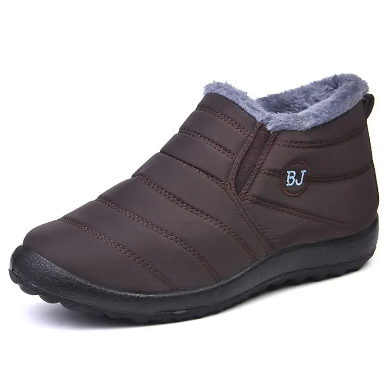 Thumbnail: Waterproof Winter Boots for Women 2023 New Plush Snow Boots Women Ankle Boots W