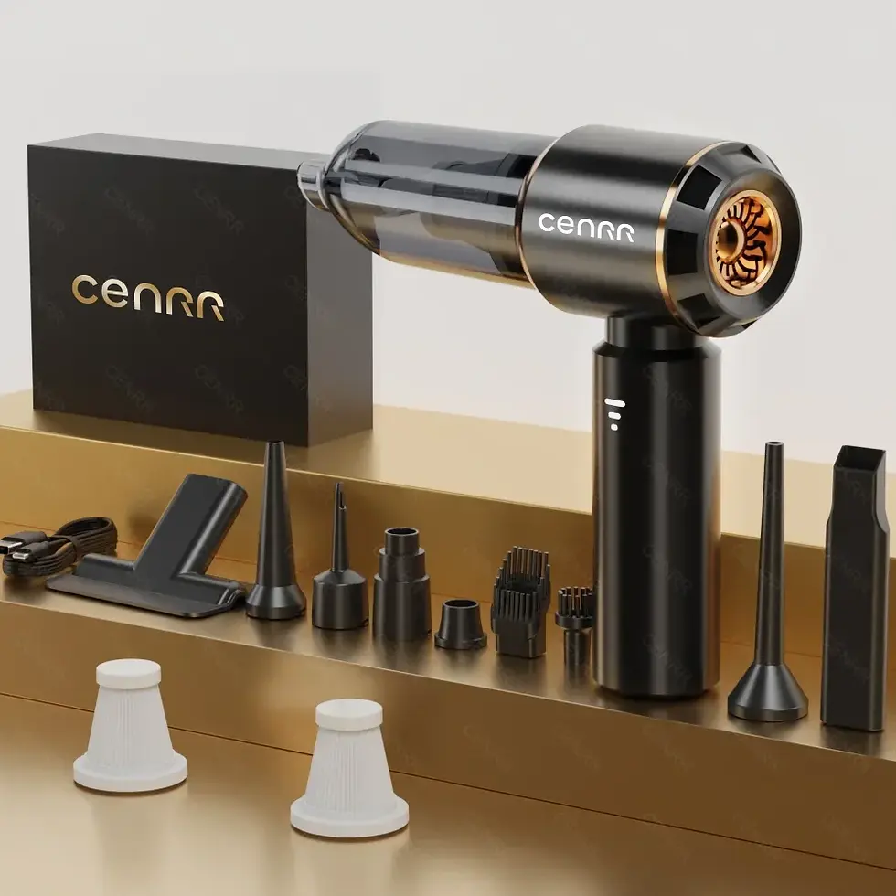 Thumbnail: CENRR 360000PA Car Vacuum Cleaner Home Appliance Wireless Cleaner Portable Hand