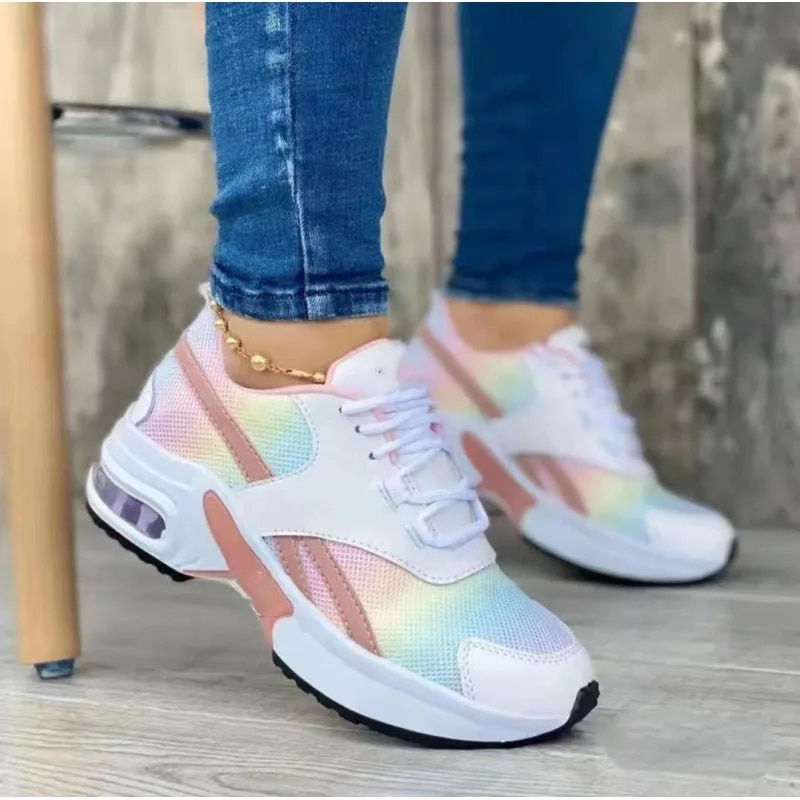 Thumbnail: Sneakers 2024 New Fashion Wedge Platform Plus Size Casual Sports Shoes Women La