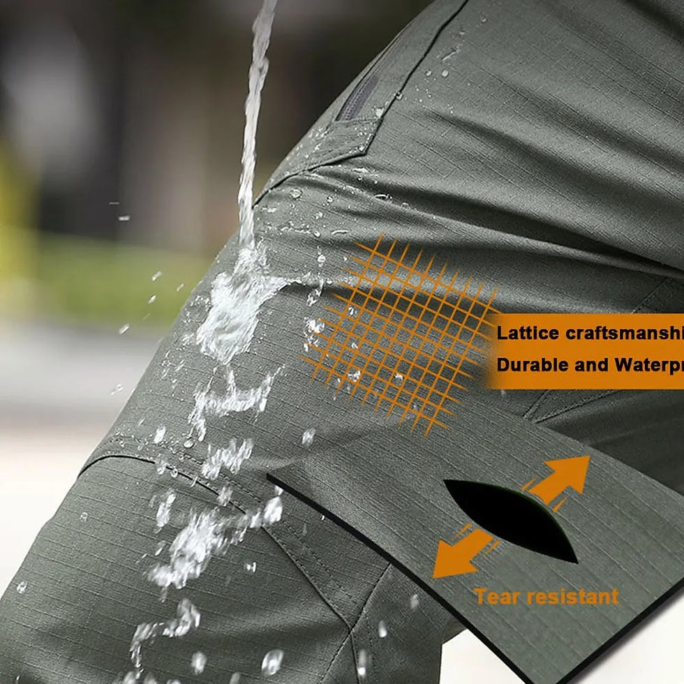 ภาพขนาดย่อ: City Tactical Cargo Pants Classic Outdoor Hiking Trekking Army Tactical Joggers