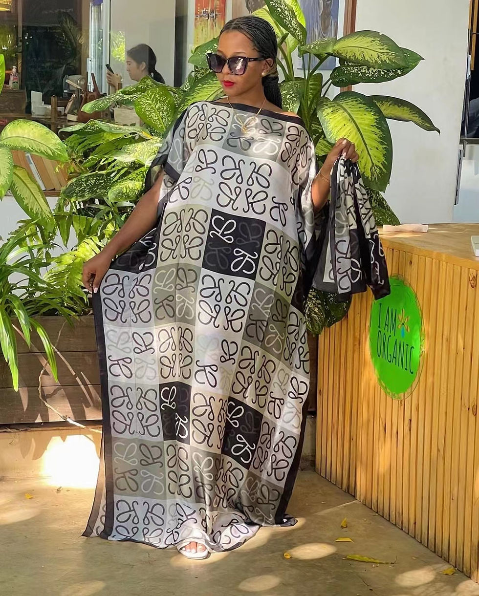 Miniatura: 2024 New African Abaya Oversize Fashion Soft Women Clothing Dubai Dashiki Loose