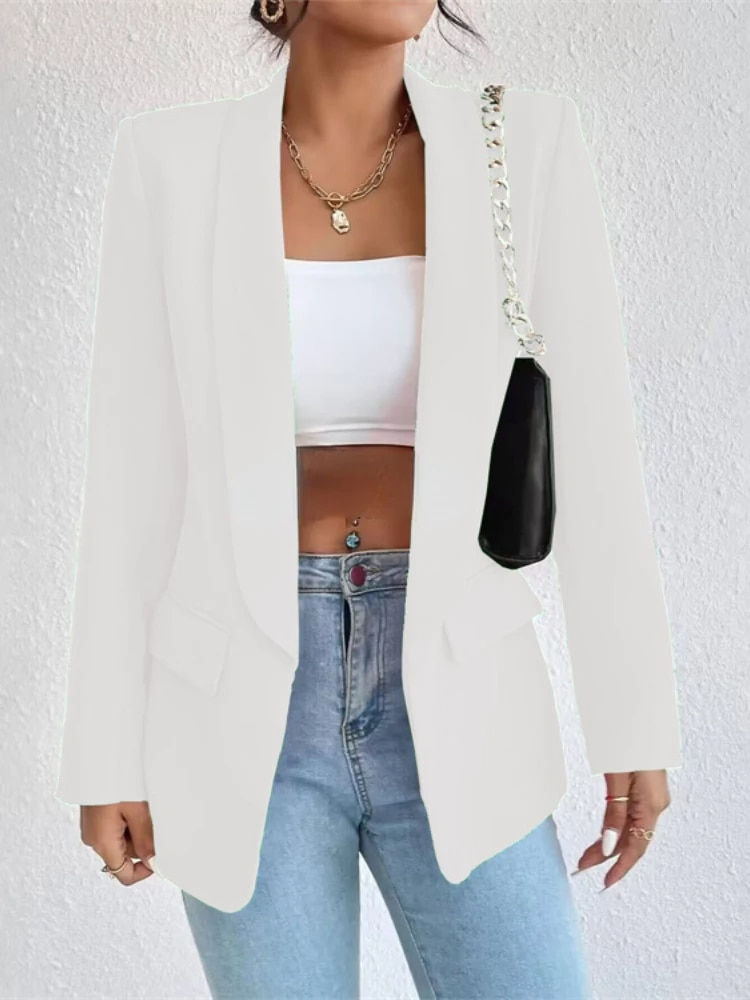 Imej kecil: Women's Blazer 2024 Spring New in Korean Fashion Elegant Commuter Casual Jacket