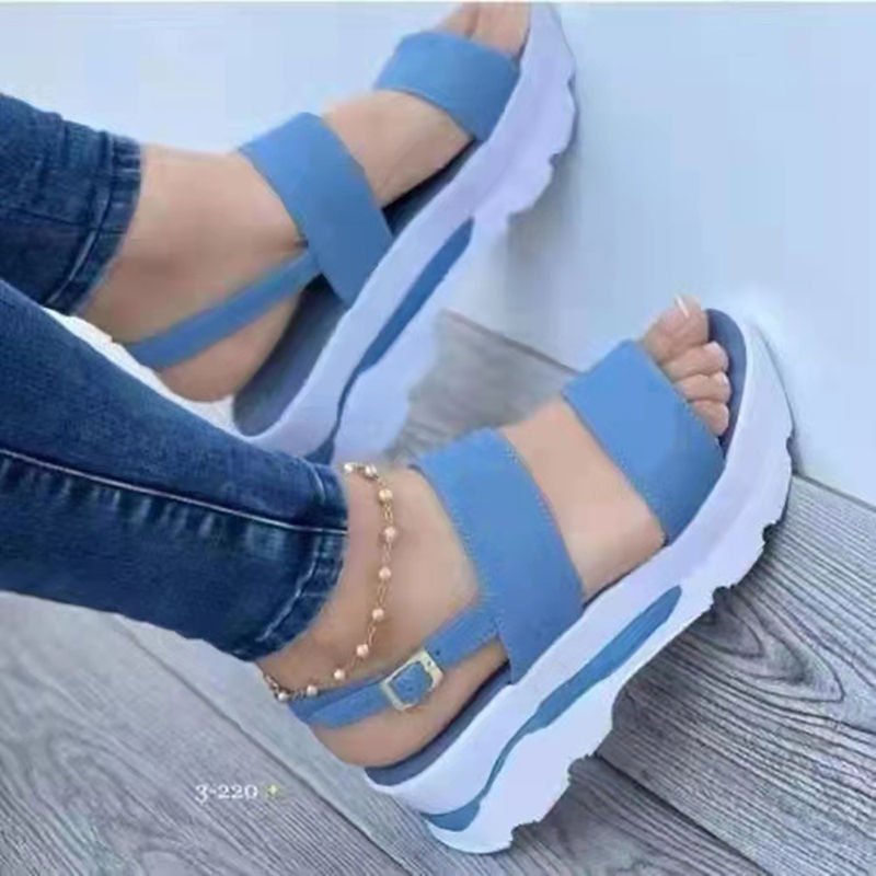 Miniatura: Women Sandals Lightweight Wedges Shoes For Women Summer Sandals Platform Shoes 