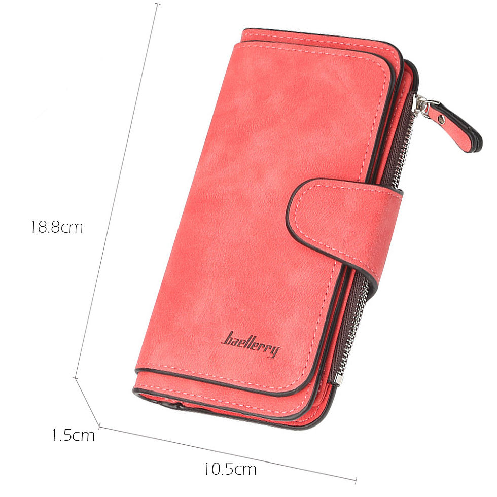 Thumbnail: 2023 Women Wallets Fashion Long PU Leather Top Quality Card Holder Classic Fema