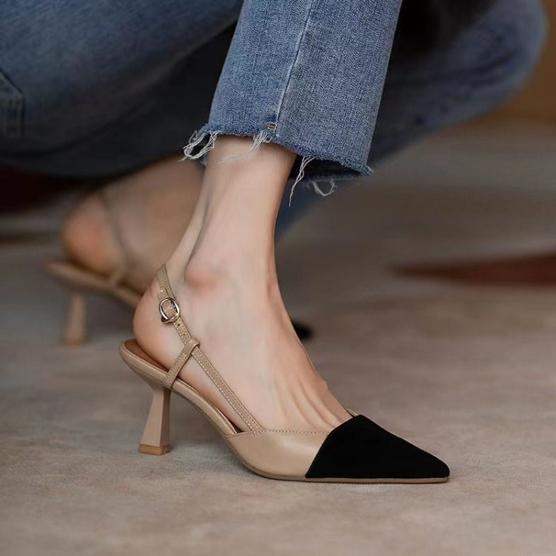 Miniatura: Shoes for Women Brand Pointy Slingbacks Ladies High Heels Summer Fashion Pumps 