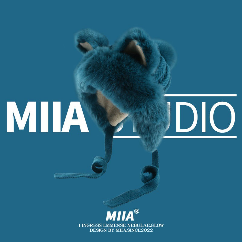 Cute Fox Ears Plush Strap Earmuffs Hat