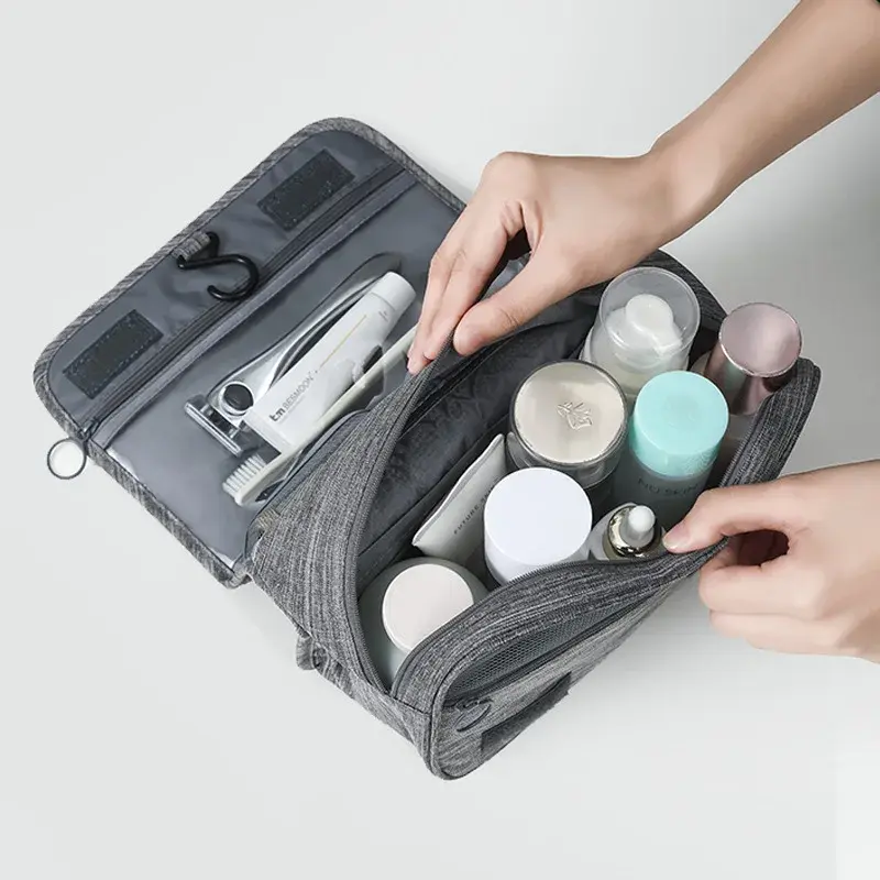 Miniaturbild: Oxford Fabric Men Business Portable Storage Bag Toiletries Organizer Women Cosm