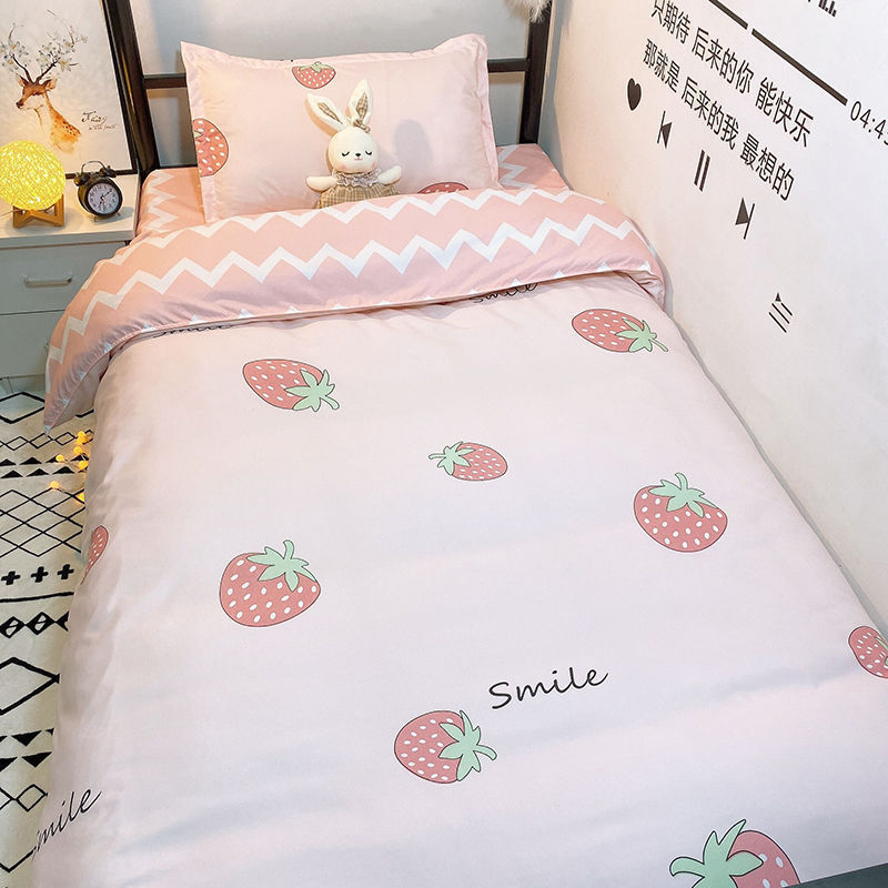 Thumbnail: Sanrio Hello Kitty Cotton Bedding Set Cute Double Flat Sheet Duvet Cover Pillow