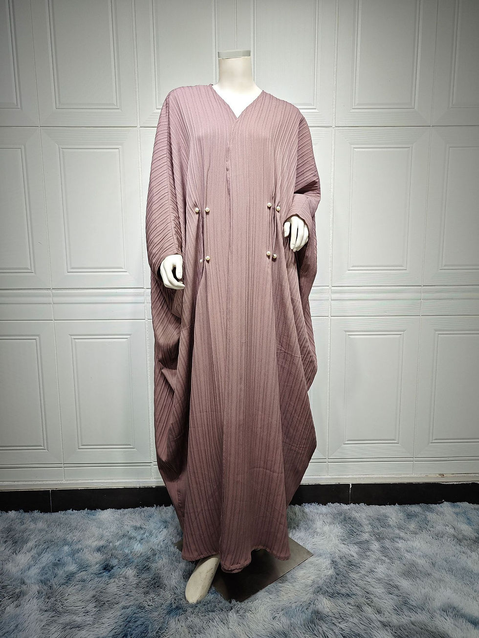 Miniatiūra: Modest Abaya Ramadan Dubai Robe Femme Musulmane Turkey Kaftan Islamic Clothing