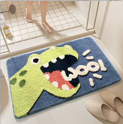 Miniaturbild: Cartoon Floor Mat, Bathroom, Water Absorption, Household Toilet, Doorstep, Bath