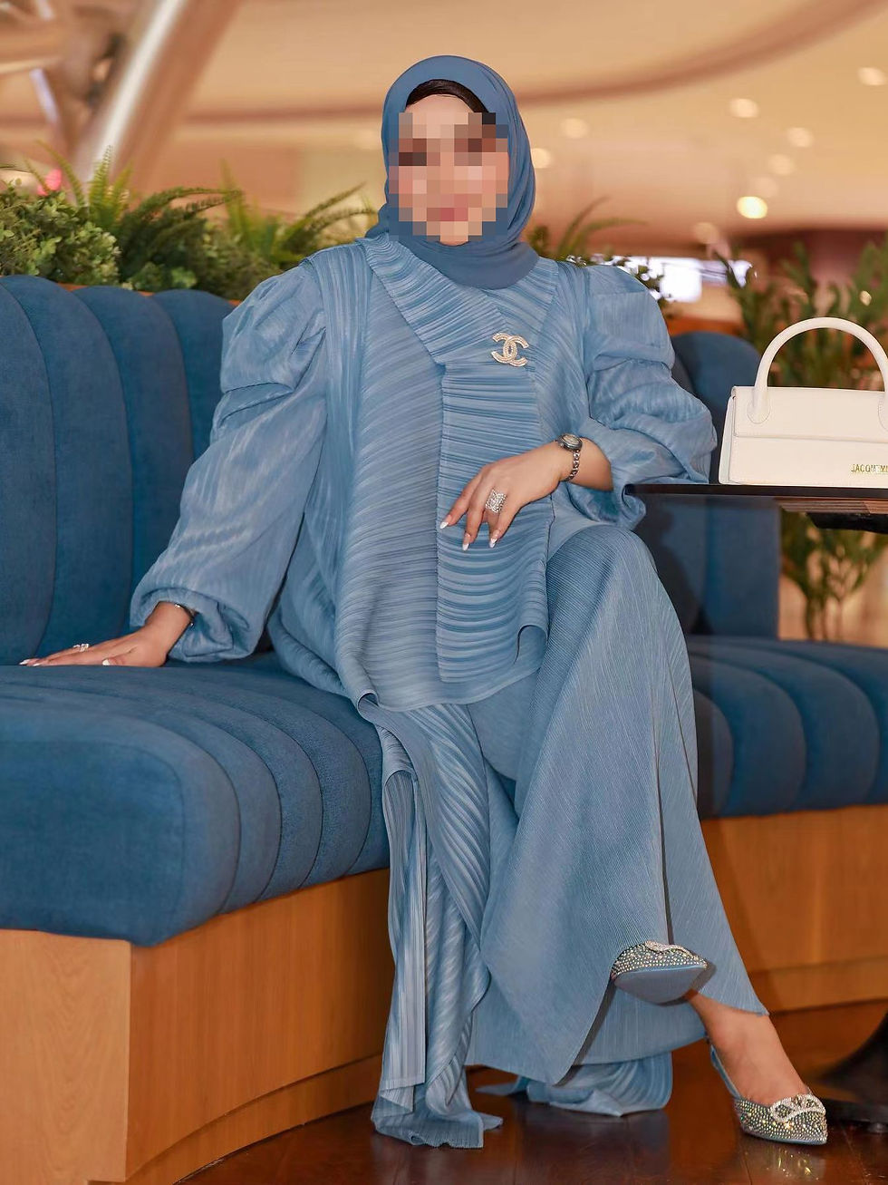 Thumbnail: Two Piece Set for Women, Elegant Traf, Matching Outfit, Festival Long Dresses,