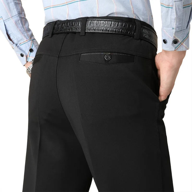 Thumbnail: MRMT 2024 Brand Men's Trousers Middle-aged Men Trousers Casual Loose Thin Pants
