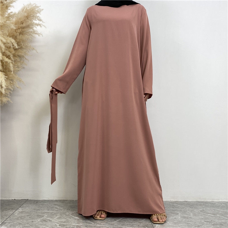 Thumbnail: Modest Abaya Ramadan Turkey Kaftan Islamic Clothing Muslim For Women Hijab Dres
