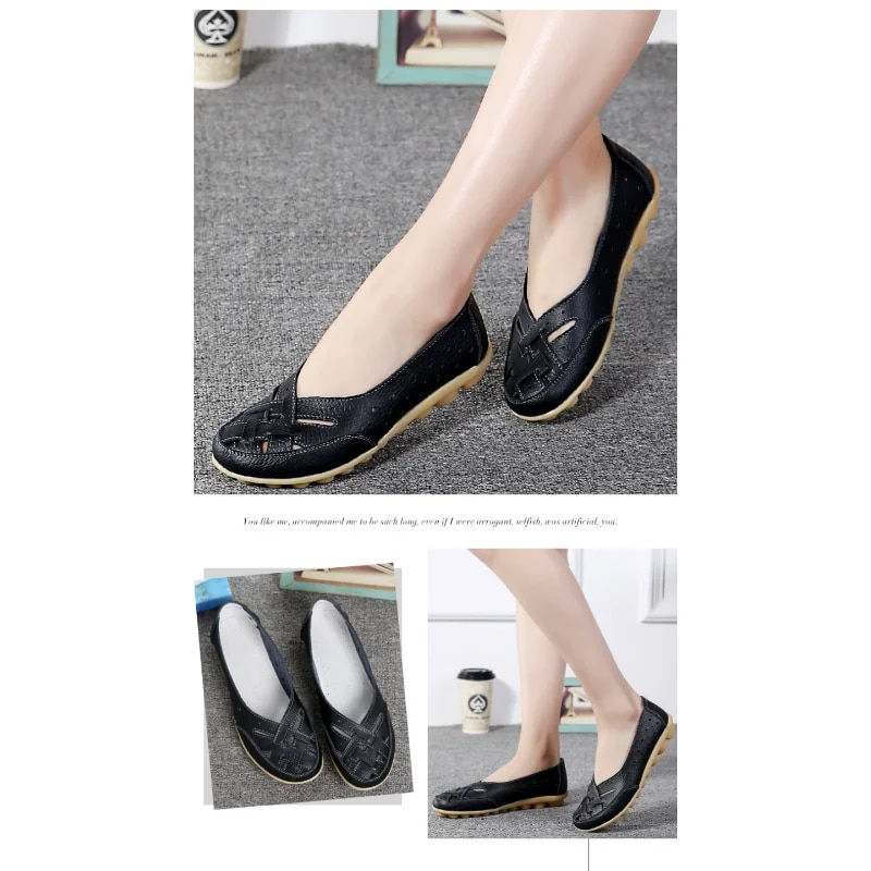 Miniature : 2023 Summer New Women Sandals  Fashion Soft Sole Flat Heel  Women Hollow Flat S