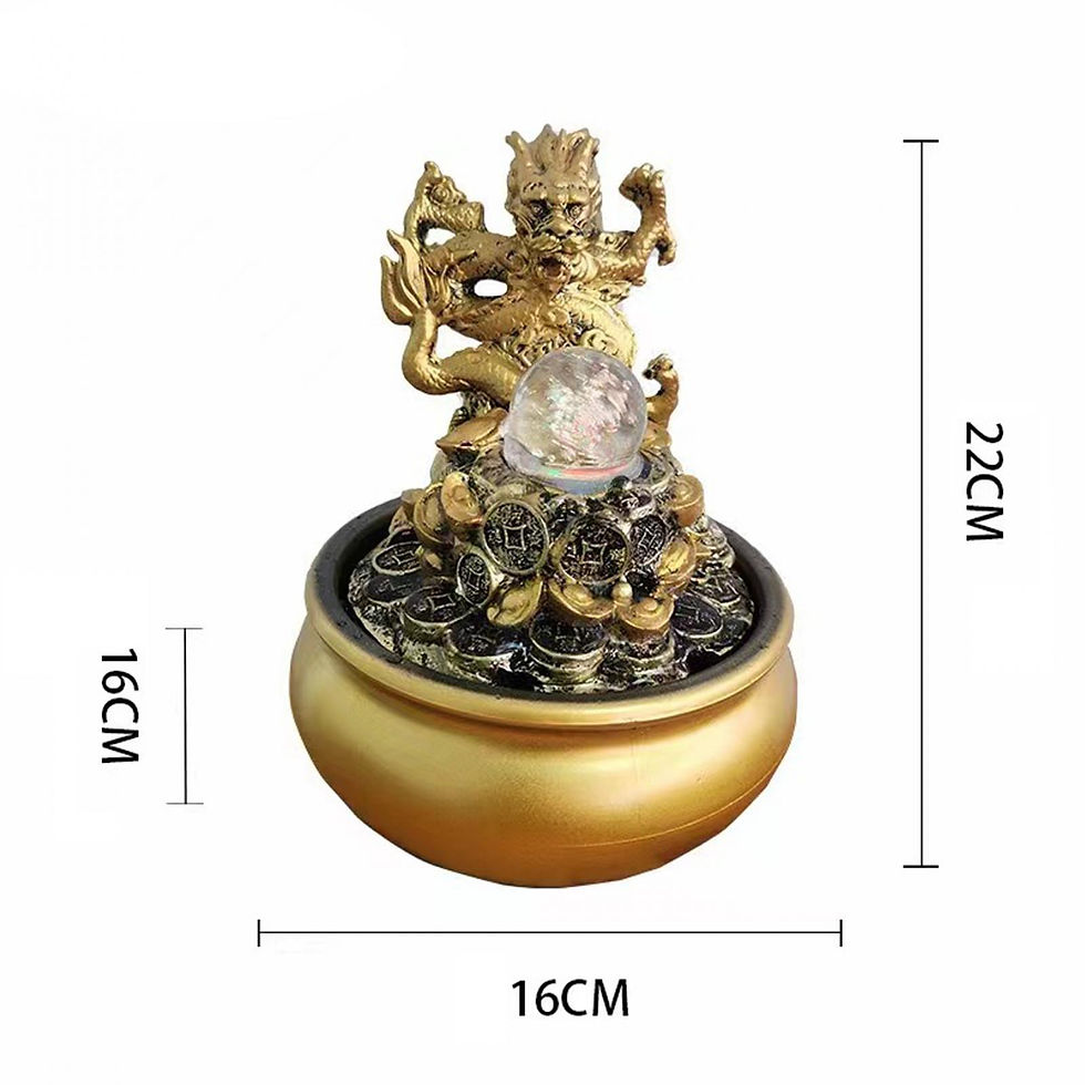 Thumbnail: Indoor Water Fountains Tabletop Waterfall Table Ornament Feng Shui Tabletop Fou