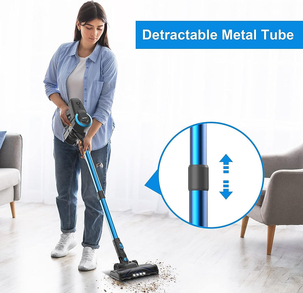 Thumbnail: DEVOAC N300 Cordless Vacuum Cleaner, 6 in 1 Ultra-Lightweight Stick Vacuum, 220
