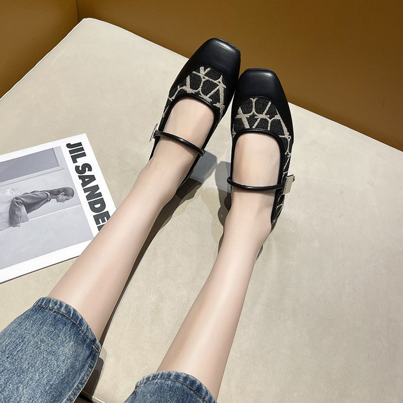 ภาพขนาดย่อ: 2024 New Spring Autumn Flats Ballet Shoes Brand Designer Women Casual Loafers F