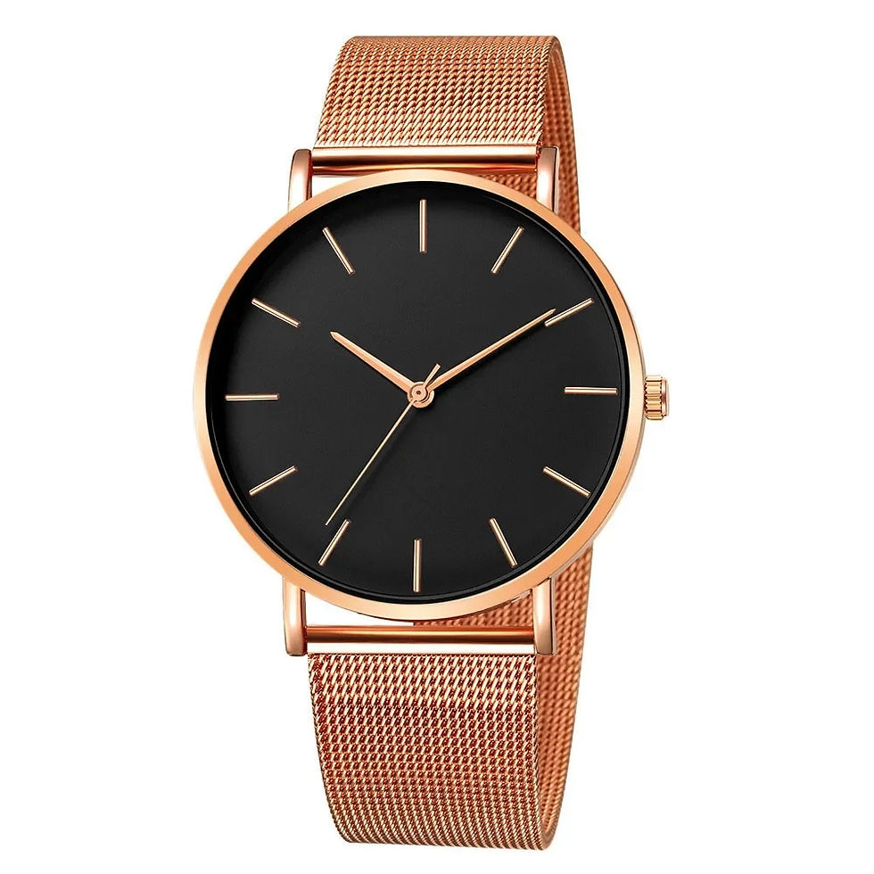 Thumbnail: Leisure Simple Women Watch 2024 Vintage Mesh Belt Ultra-thin Fashion Relojes Pa