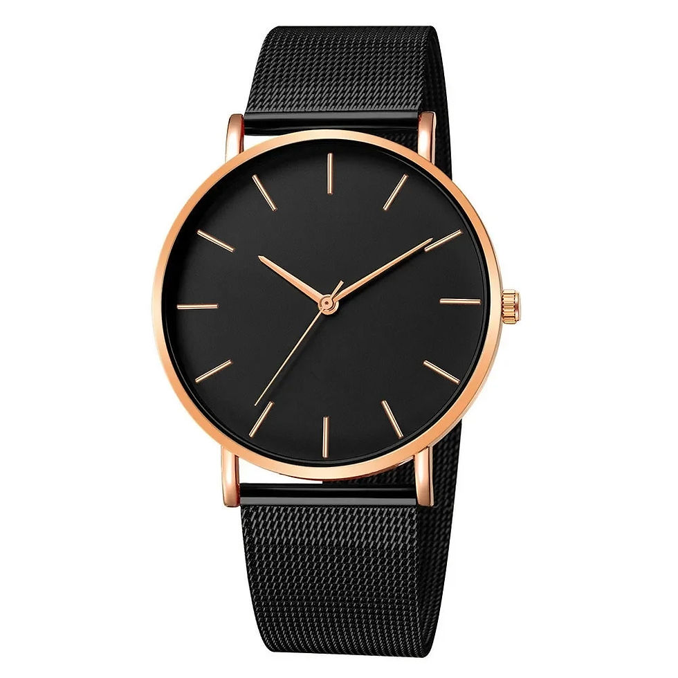 Thumbnail: Leisure Simple Women Watch 2024 Vintage Mesh Belt Ultra-thin Fashion Relojes Pa