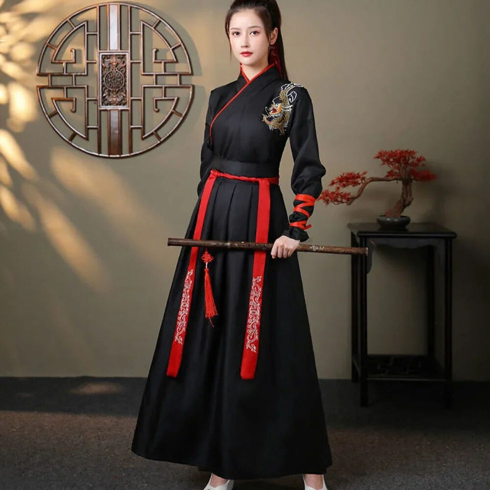 Thumbnail: Chinese Hanfu Dress Women Clothing Vintage Ethnic Style Fashion Clothes Elegant