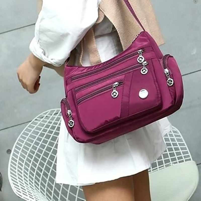 Thumbnail: Women Shoulder Bag Multi-pocket Design Waterproof Casual High Capacity Crossbod