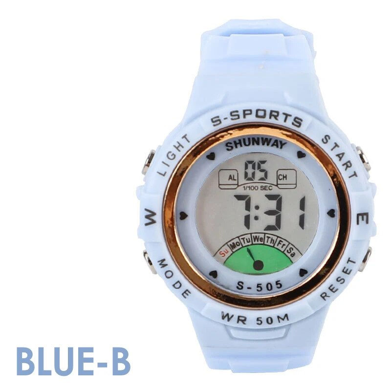 Thumbnail: UTHAI CE02 Kids Children's Watch Electronic Quartz WristWatch for Boy Girl 50m 
