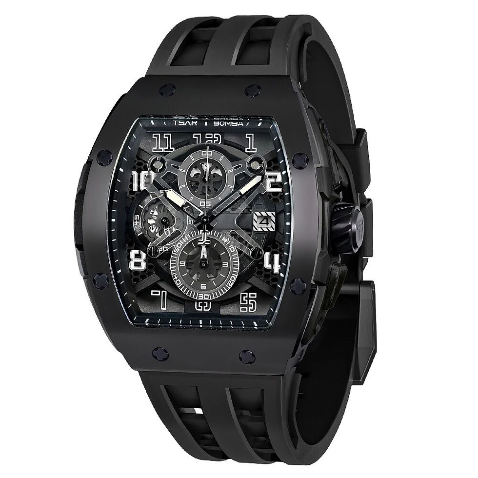 Μικρογραφία: TSAR BOMBA Luxury Watch Men's Fashion Unique Design Multifunctional Quartz Watc
