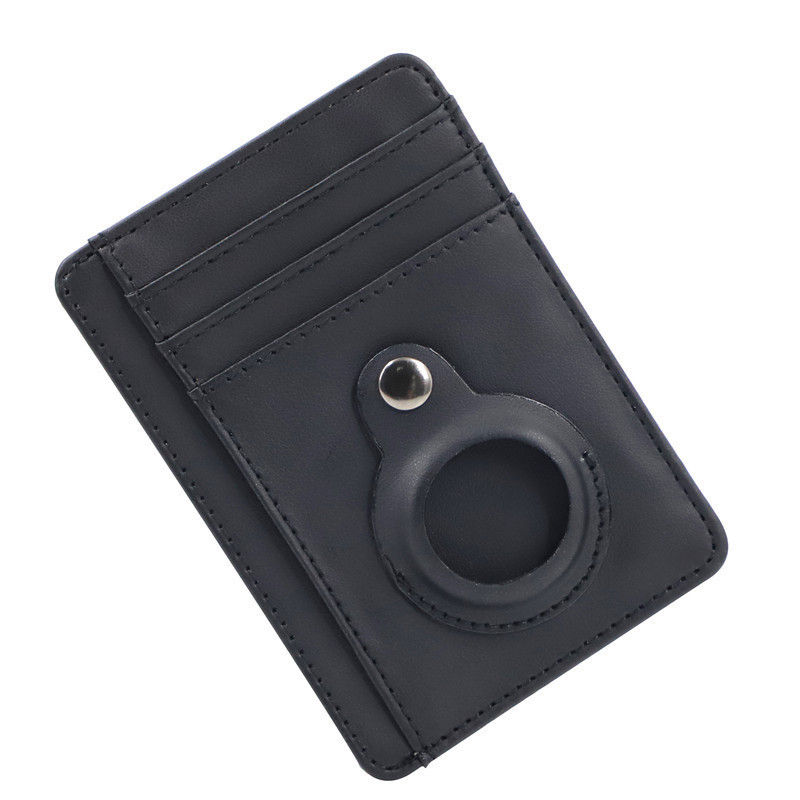 Thumbnail: Wallet-PU Leather Airtag Card Holder RFID Anti-theft Card Holder
