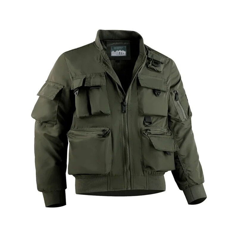 Thumbnail: 2023 Spring And Autumn Men's New Multifunctional Military Off-Road Jacket Multi