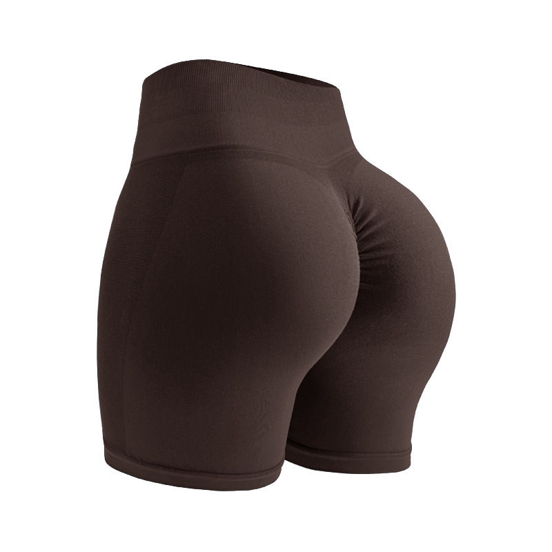 Thumbnail: Seamless European And American Yoga Pants Peach Hip Sports