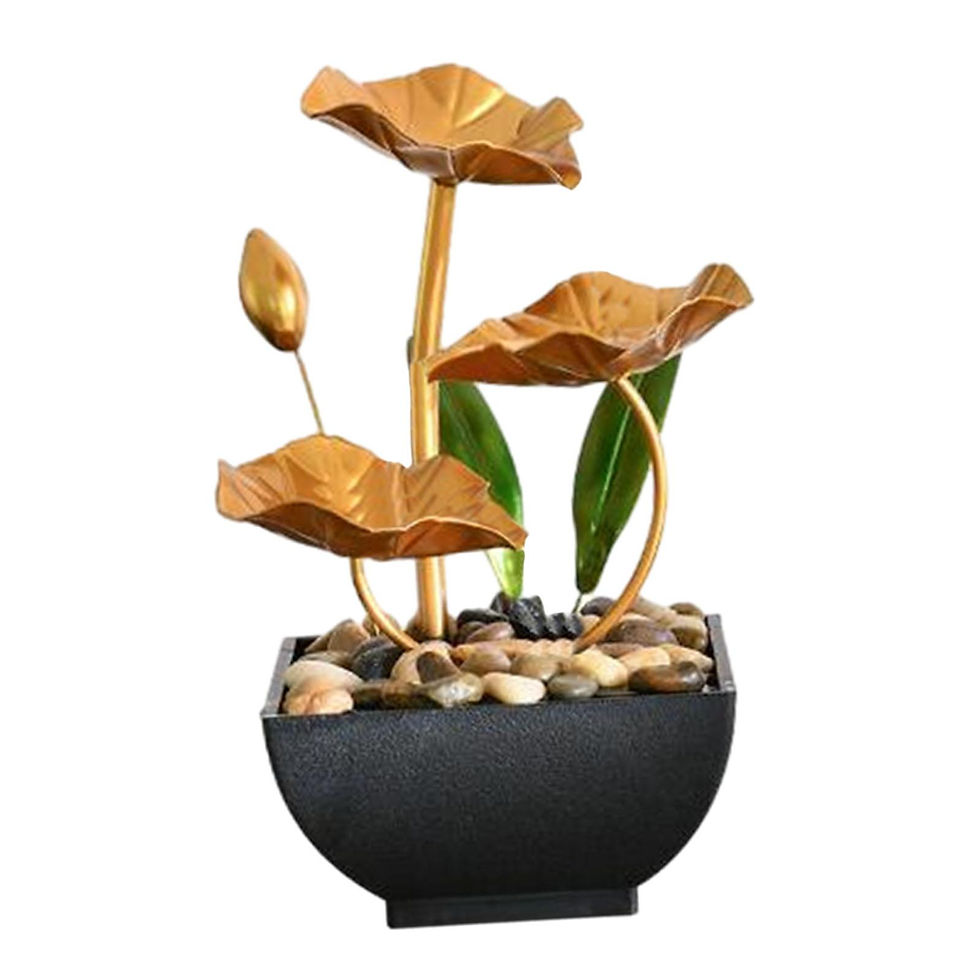 ภาพขนาดย่อ: Tabletop Fountain Traditional Fengshui Easy to Use Indoor Relaxation Indoor Dec