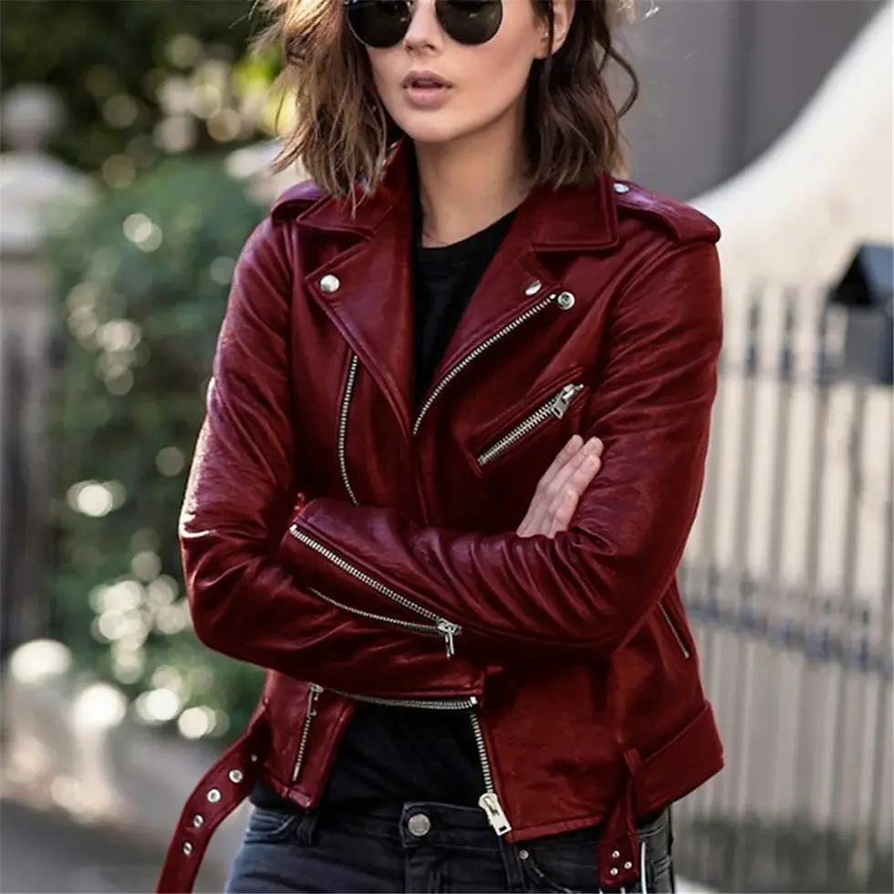 Thumbnail: Jacket Woman New Pu Leather Clothes Autumn/Winter Are Slim Leather Jacket Women