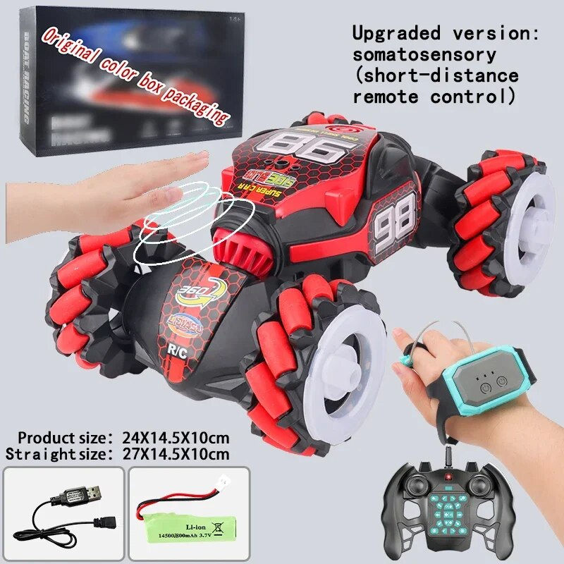 Thumbnail: Transformed Dual Mode 4x4 4wd Off Road Remote Control Vehicle Music Mini RC Dri