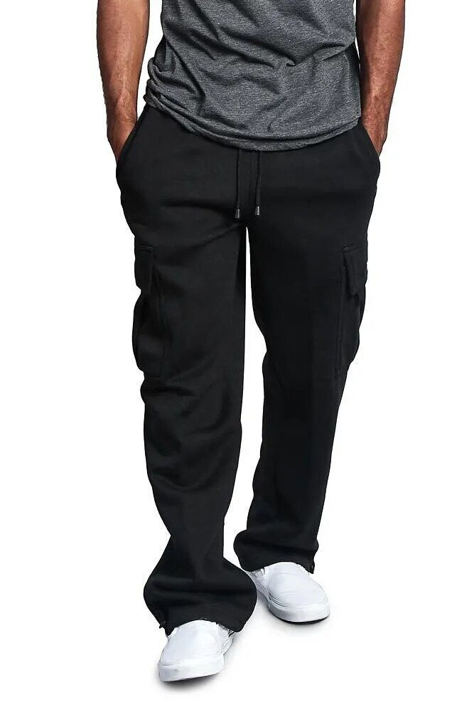 Thumbnail: Men's Cargo Pants Track Pants Street Bottoms Winter Fitness Gym Workout Running
