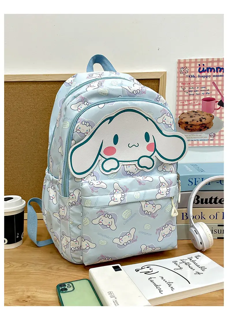Miniaturbild: Sanrio Schoolbag Anime Kuromi Cinnamoroll My Melody Pochacco Student Backpack S