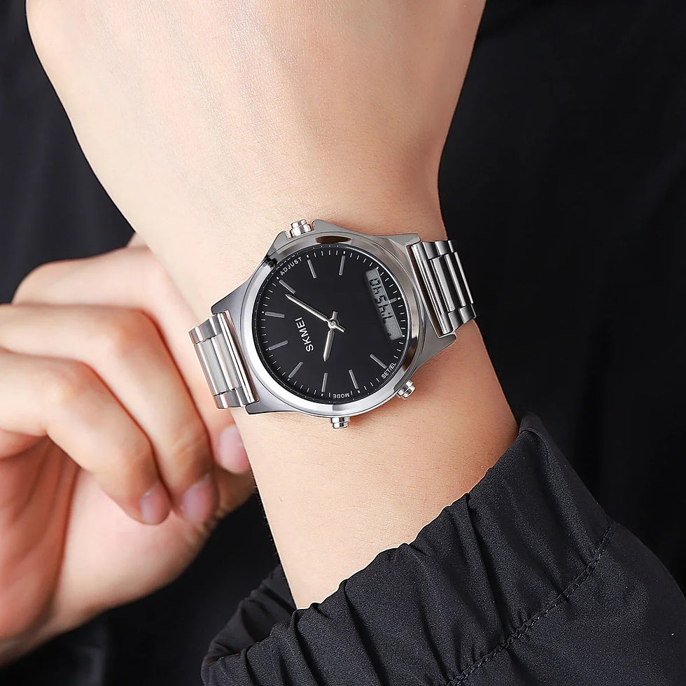 Thumbnail: SKMEI Sport Watches Mens Waterproof Alarm Wristwatches Clock reloj hombre 3 Tim
