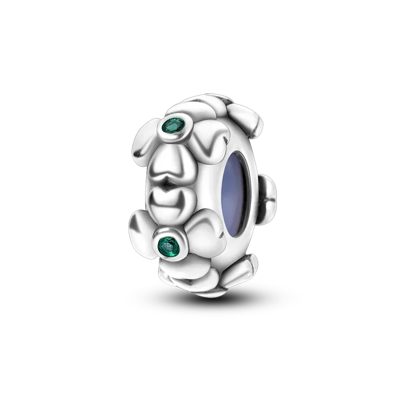 Minijatura: 2022 New 925 Sterling SilverGreen Series Four-leaved Series Beads Charm Pendant