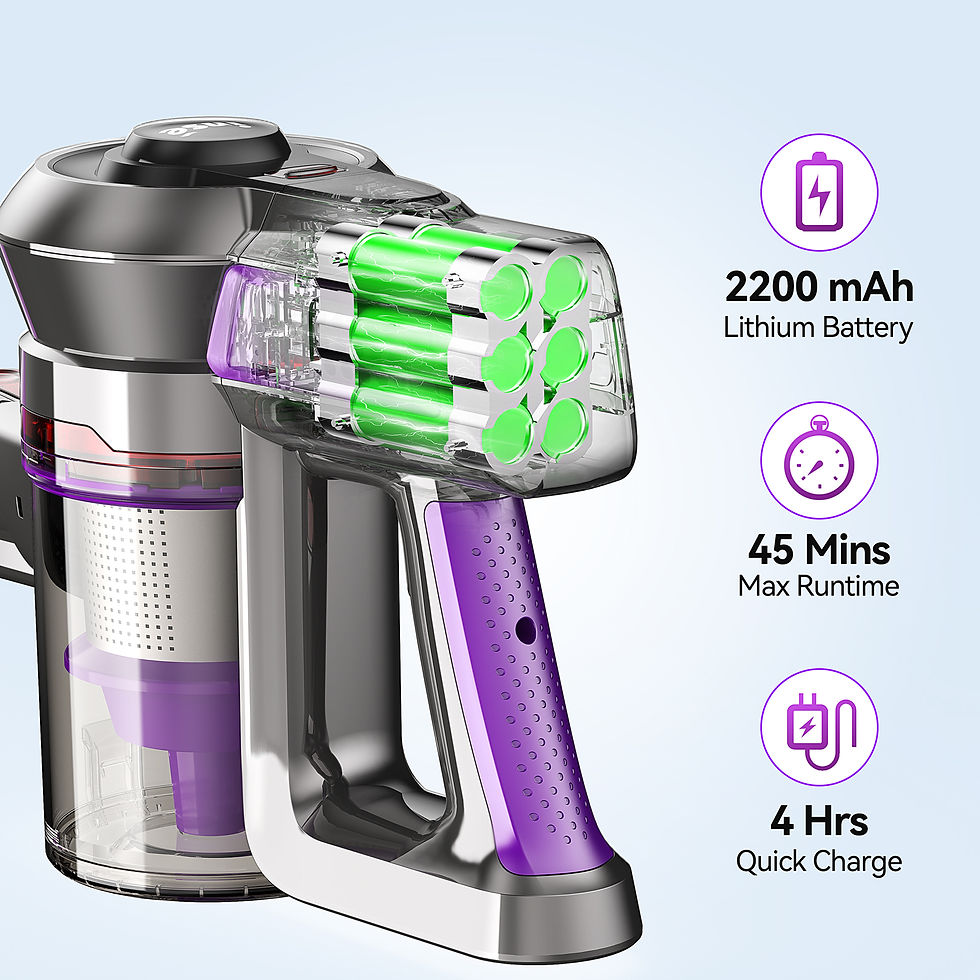 Thumbnail: INSE N660 Cordless Vacuum Cleaner,6 in 1 Powerful Stick Handheld Vacuum with 22